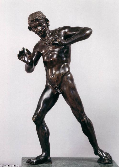 WikiOO.org - Encyclopedia of Fine Arts - Maleri, Artwork Benvenuto Cellini - Nude of Fear