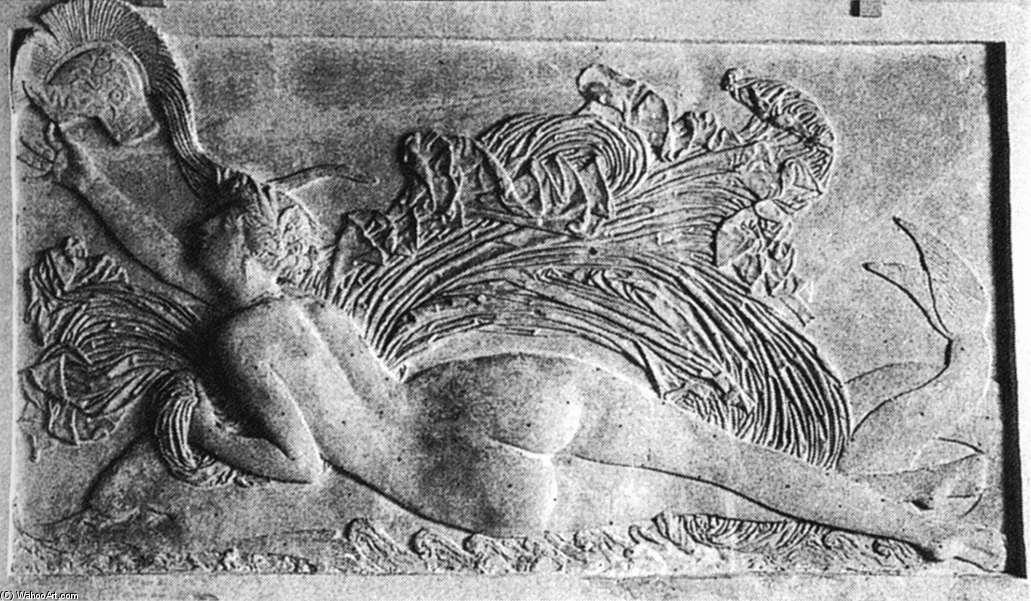 Wikioo.org - Encyklopedia Sztuk Pięknych - Malarstwo, Grafika David D'angers - Nereid Bringing the Helmet of Achilles