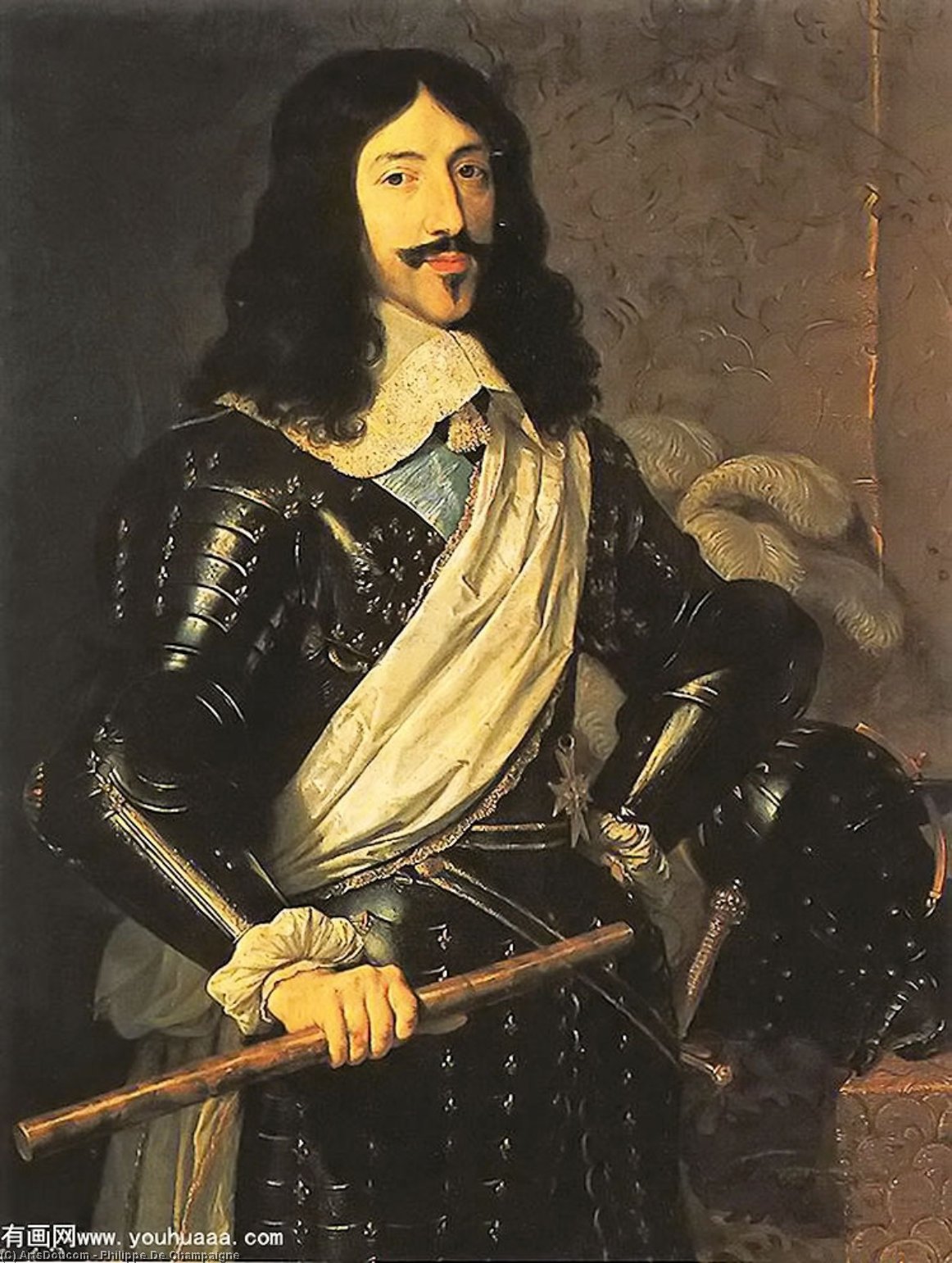 WikiOO.org - Encyclopedia of Fine Arts - Målning, konstverk Philippe De Champaigne - King Louis XIII