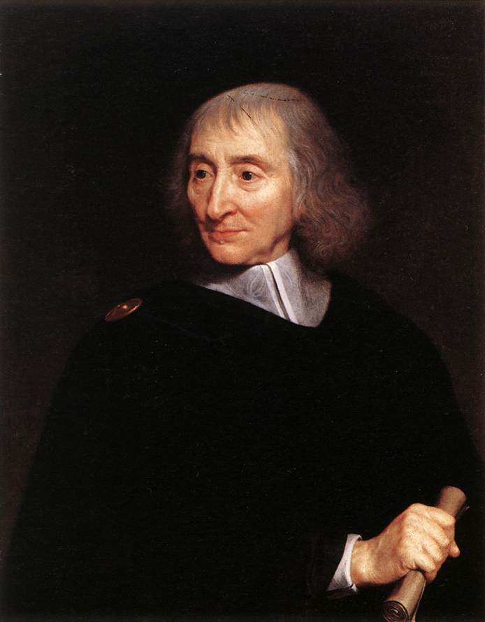 WikiOO.org - 백과 사전 - 회화, 삽화 Philippe De Champaigne - Portrait of Robert Arnauld d'Andilly