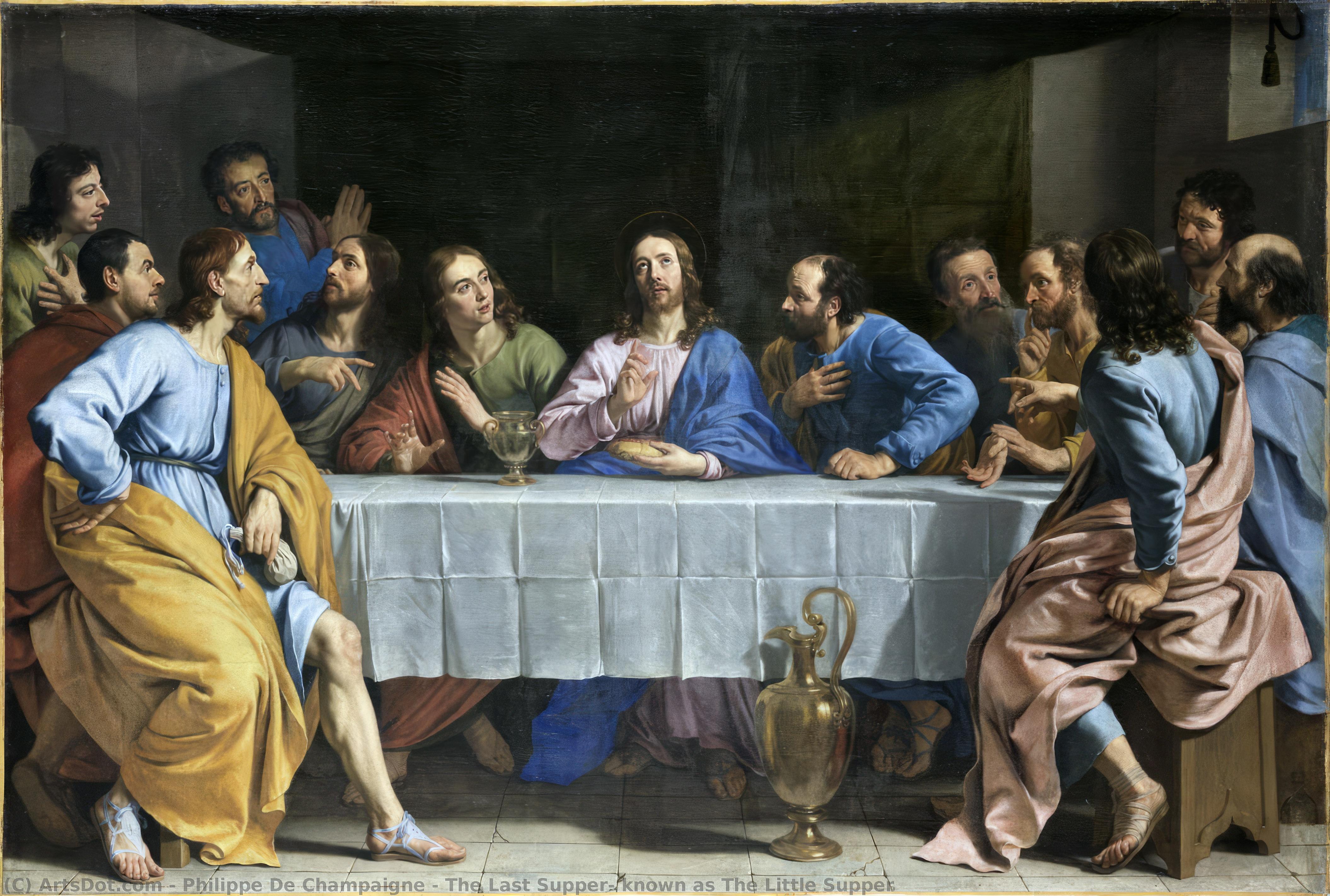 Wikioo.org - The Encyclopedia of Fine Arts - Painting, Artwork by Philippe De Champaigne - The Last Supper