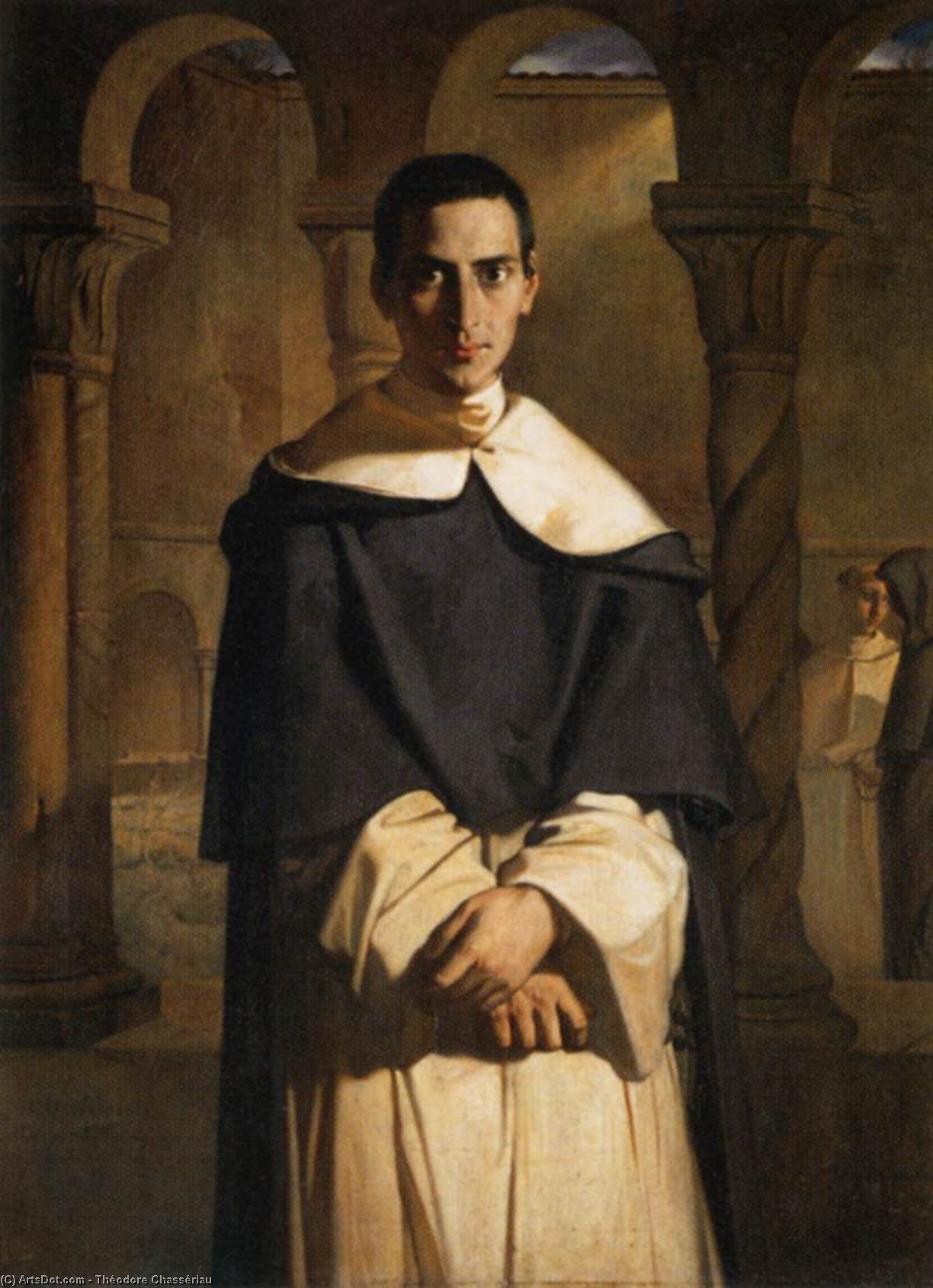 Wikioo.org - The Encyclopedia of Fine Arts - Painting, Artwork by Théodore Chassériau - Reverend Father Dominique Lacordaire