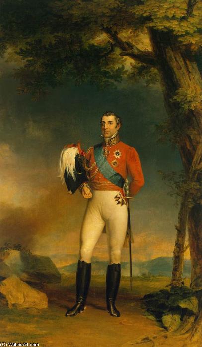 WikiOO.org - Enciclopédia das Belas Artes - Pintura, Arte por George Dawe - Portrait of Duke of Wellington