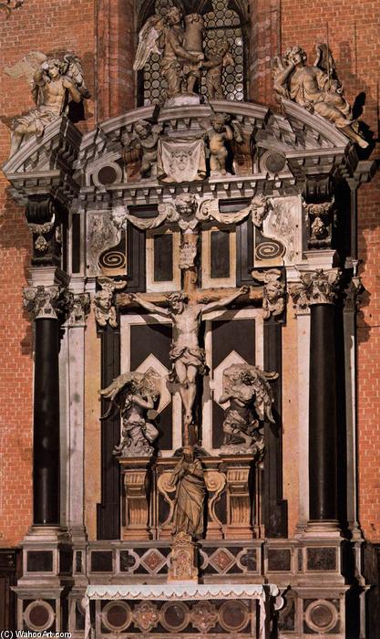 WikiOO.org - Encyclopedia of Fine Arts - Malba, Artwork Josse De Corte - Altar of the Crucifixion