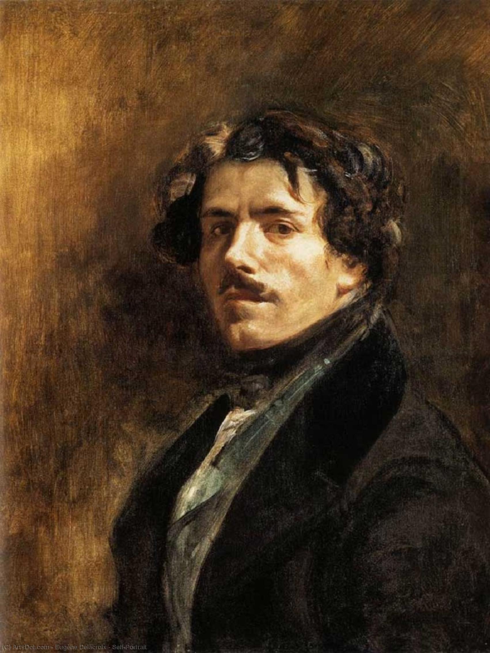 Wikioo.org - Bách khoa toàn thư về mỹ thuật - Vẽ tranh, Tác phẩm nghệ thuật Eugène Delacroix - Self-Portrait