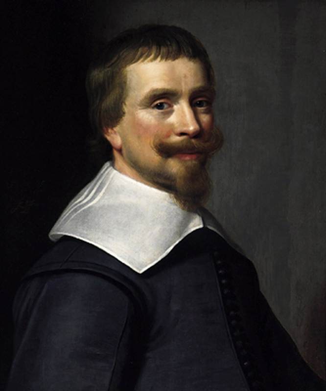 WikiOO.org - Enciklopedija dailės - Tapyba, meno kuriniai Willem Jacobsz Delff - Portrait of a Bearded Man