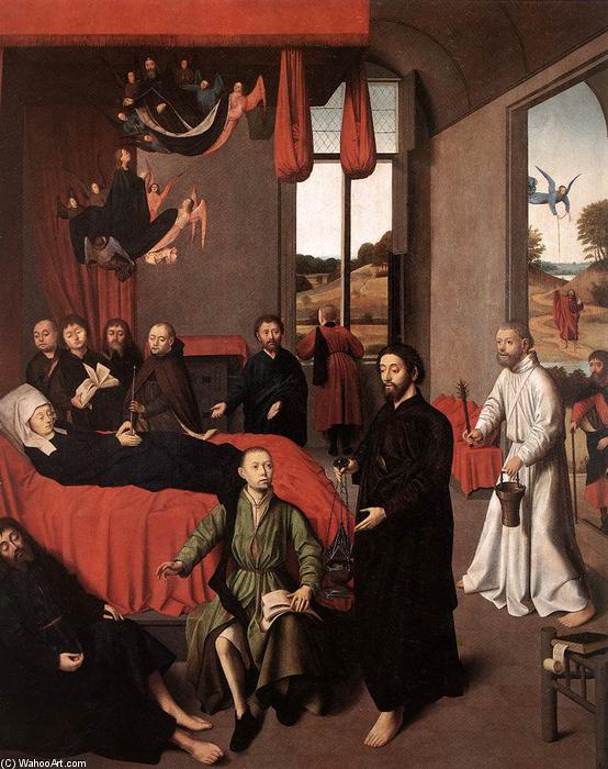 Wikioo.org - Bách khoa toàn thư về mỹ thuật - Vẽ tranh, Tác phẩm nghệ thuật Petrus Christus - Death of the Virgin
