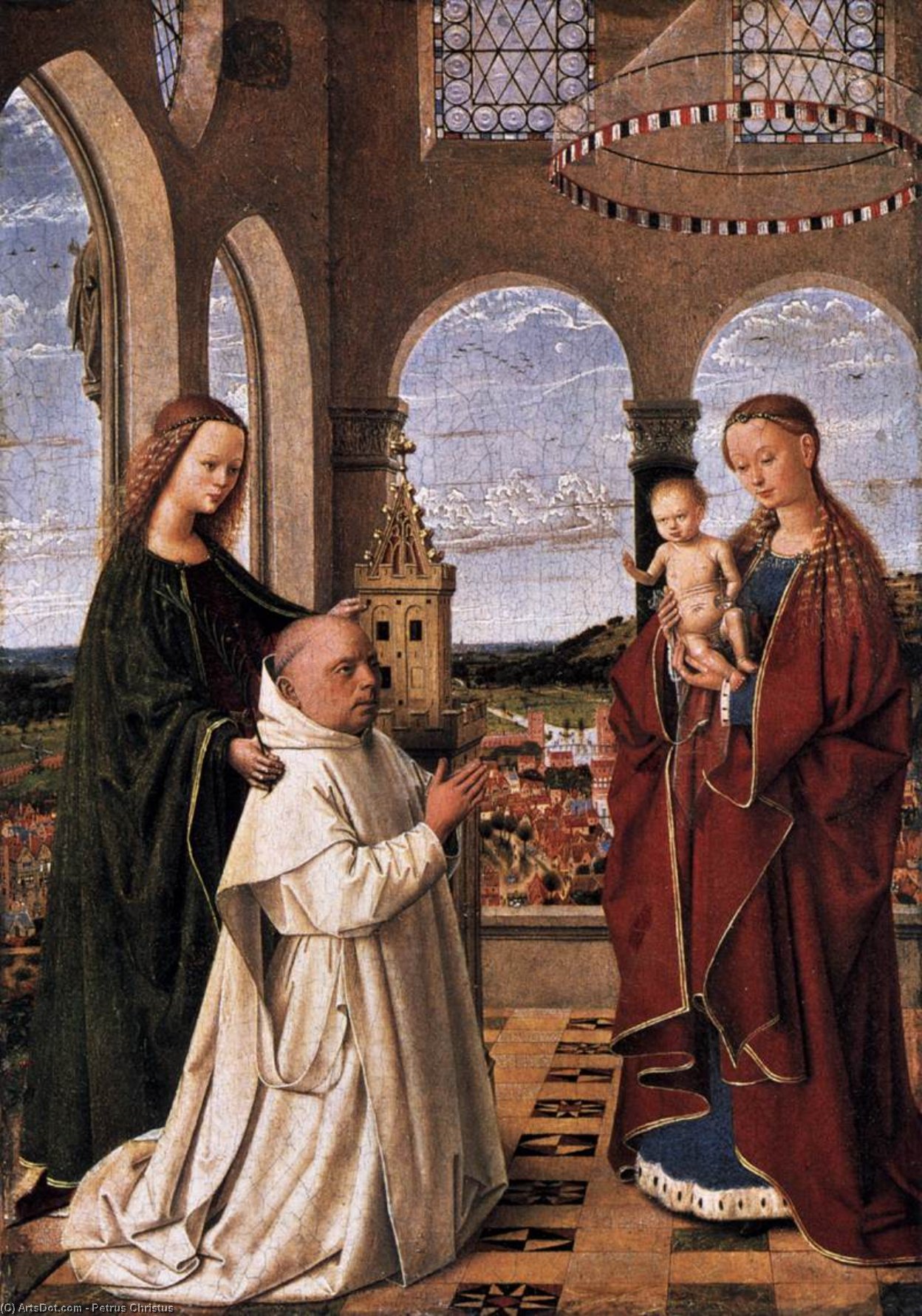 Wikioo.org - สารานุกรมวิจิตรศิลป์ - จิตรกรรม Petrus Christus - Madonna and Child