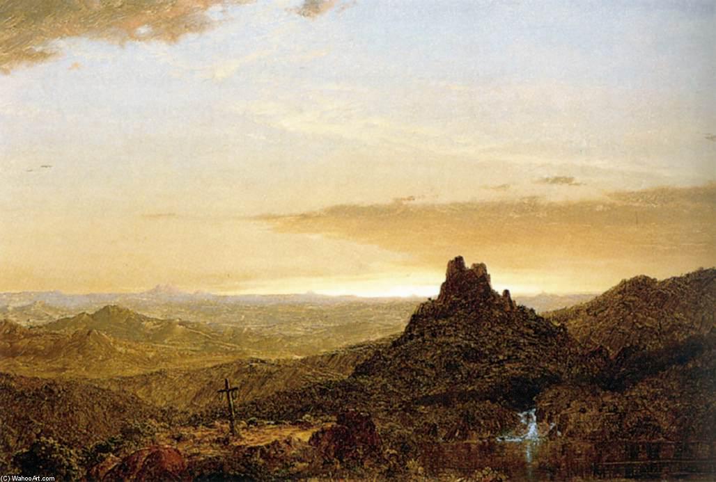 Wikioo.org - The Encyclopedia of Fine Arts - Painting, Artwork by Frederic Edwin Church - Cross in the Wilderness