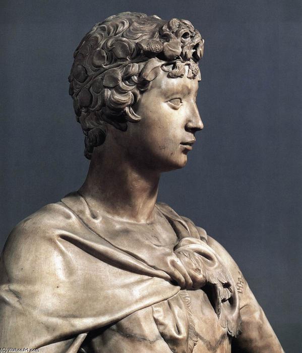 WikiOO.org - Enciclopedia of Fine Arts - Pictura, lucrări de artă Donatello - David (detail)