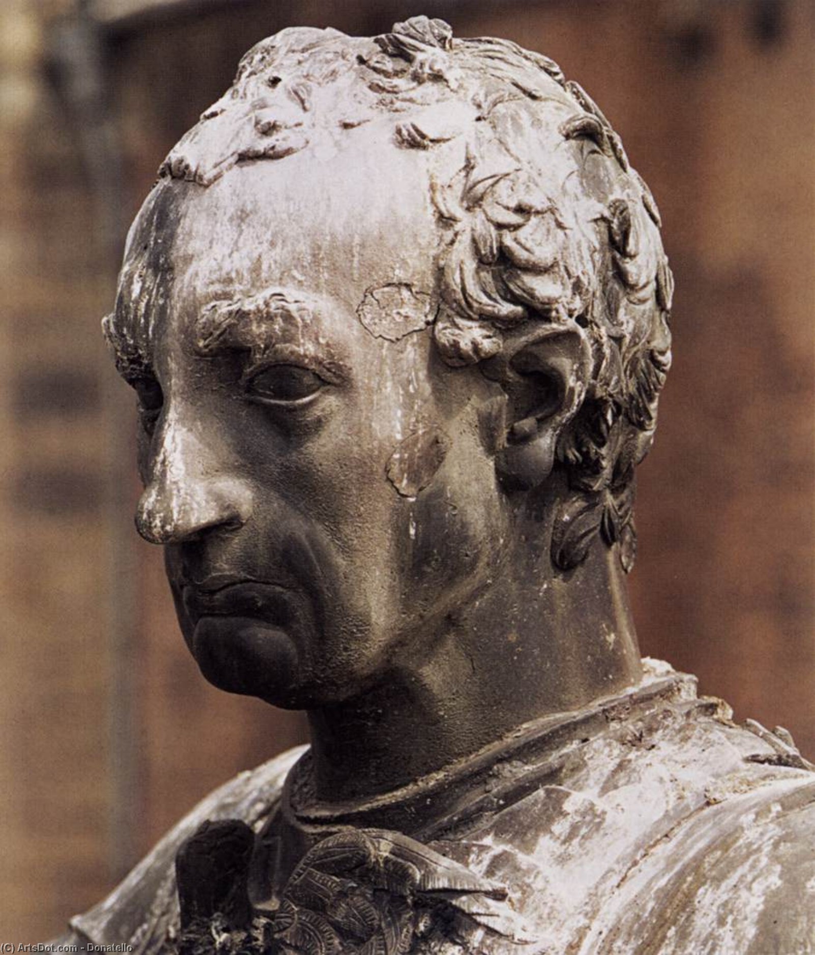 WikiOO.org - Encyclopedia of Fine Arts - Maleri, Artwork Donatello - Equestrian Statue of Gattamelata (detail)