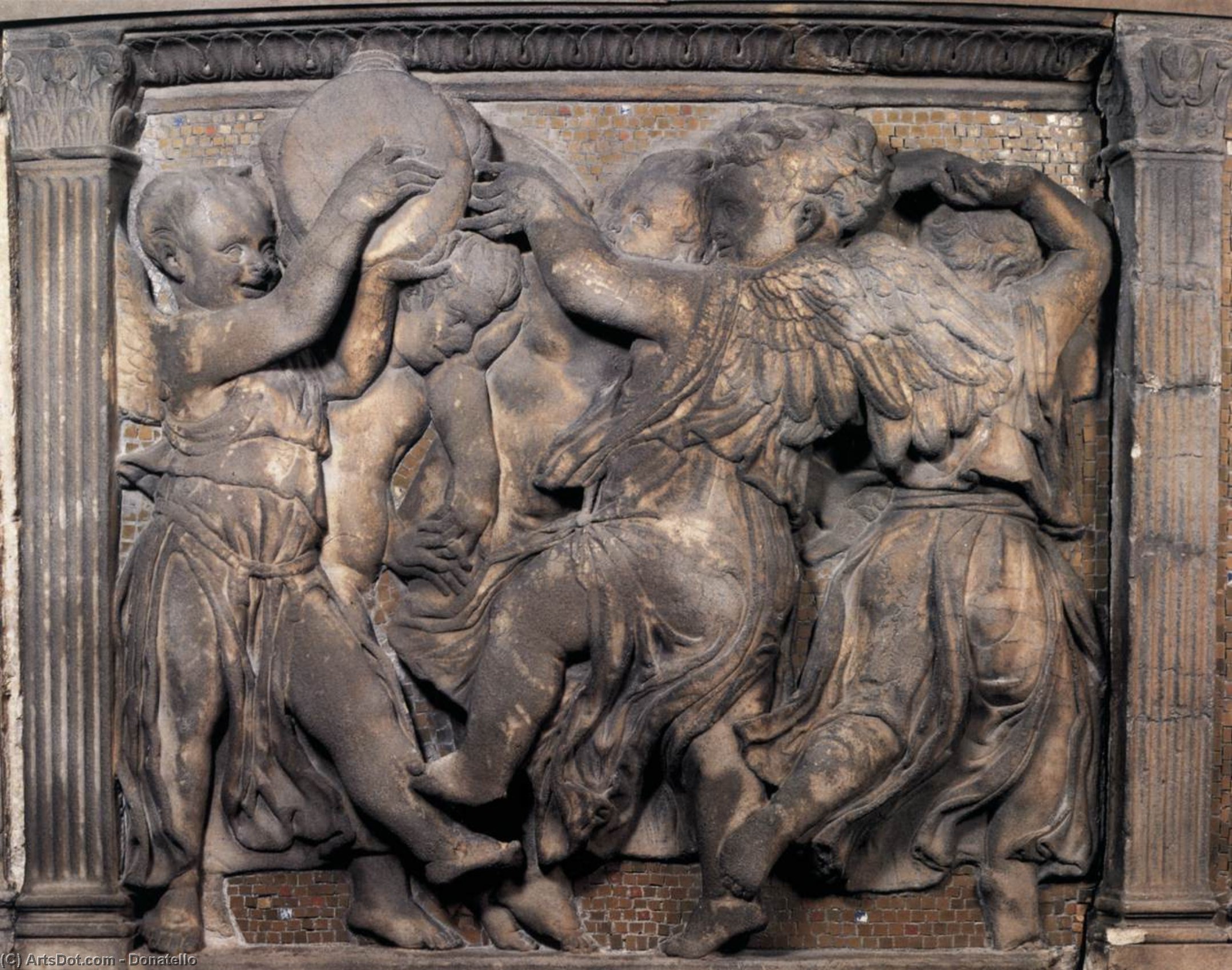 WikiOO.org - Encyclopedia of Fine Arts - Lukisan, Artwork Donatello - Pulpit (detail)