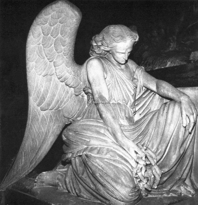 WikiOO.org - אנציקלופדיה לאמנויות יפות - ציור, יצירות אמנות Auguste Clésinger - Angel of Grief
