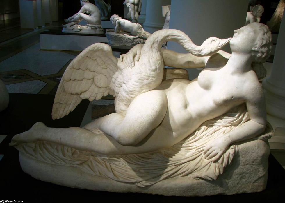 Wikioo.org - The Encyclopedia of Fine Arts - Painting, Artwork by Auguste Clésinger - Leda and the Swan