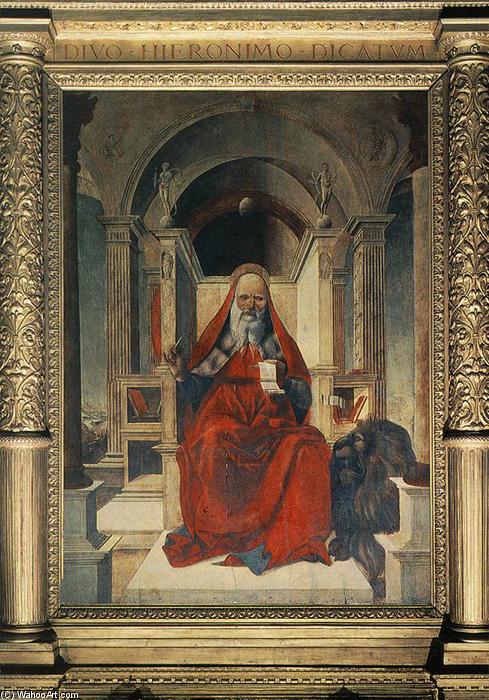 Wikioo.org - The Encyclopedia of Fine Arts - Painting, Artwork by Lorenzo Costa (The Elder) - St Jerome