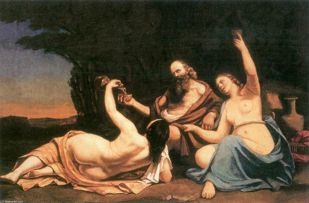 WikiOO.org - دایره المعارف هنرهای زیبا - نقاشی، آثار هنری Gustave Courbet - Lot and His Daughters