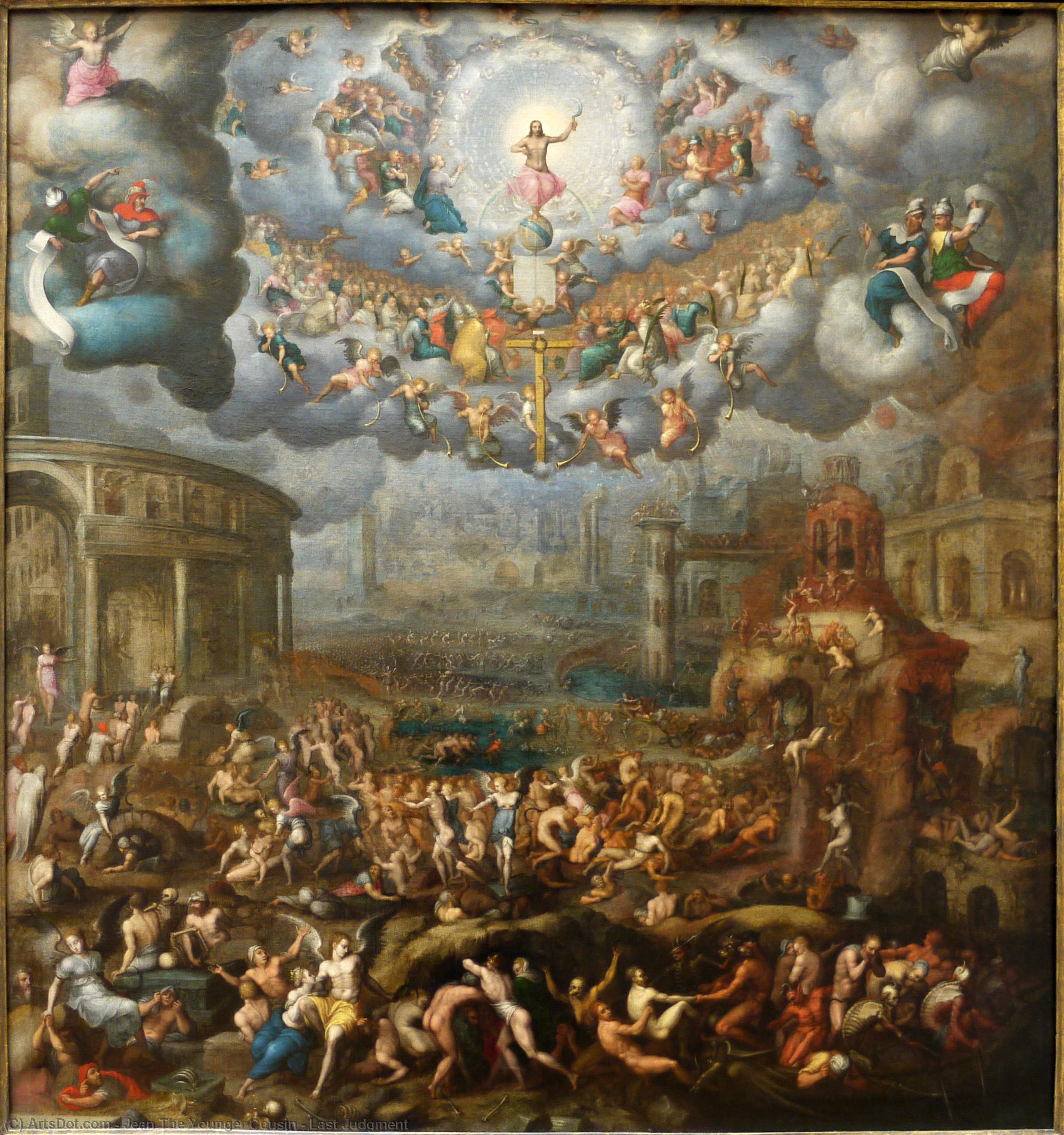 Wikioo.org - The Encyclopedia of Fine Arts - Painting, Artwork by Jean The Younger Cousin - Last Judgment
