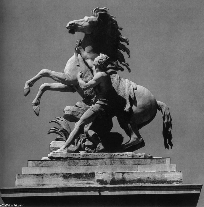 WikiOO.org - Εγκυκλοπαίδεια Καλών Τεχνών - Ζωγραφική, έργα τέχνης Guillaume Coustou The Elder - Horse Tamer from Marly-le-Roi (13)