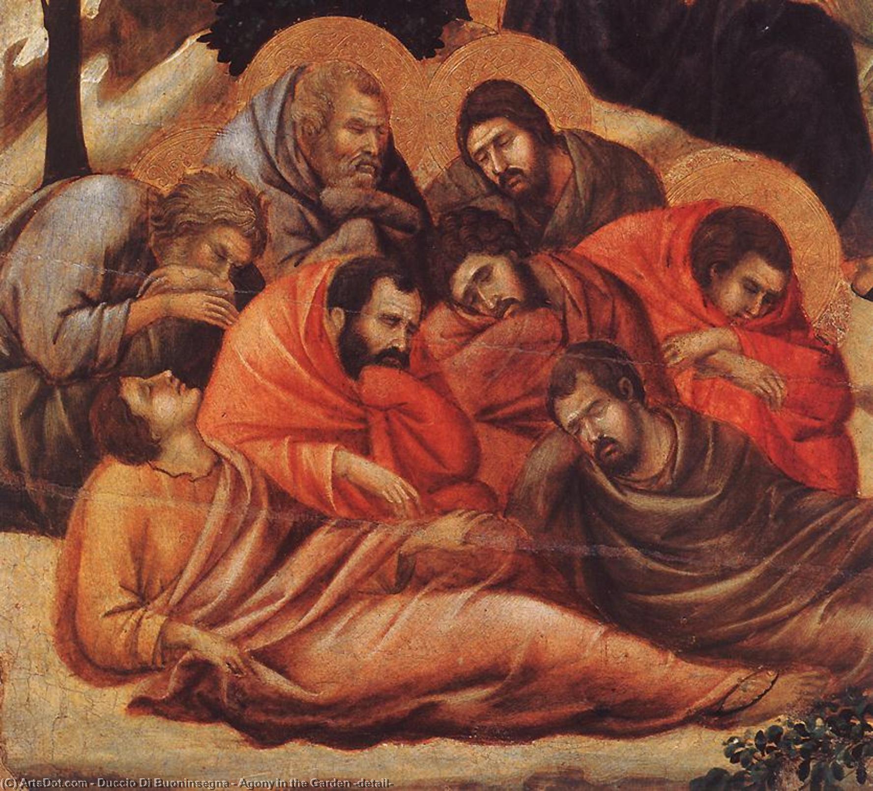 WikiOO.org - Encyclopedia of Fine Arts - Lukisan, Artwork Duccio Di Buoninsegna - Agony in the Garden (detail)