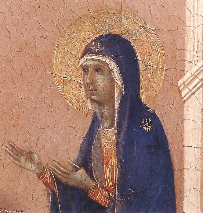 WikiOO.org - Encyclopedia of Fine Arts - Lukisan, Artwork Duccio Di Buoninsegna - Announcement of Death to the Virgin (detail)