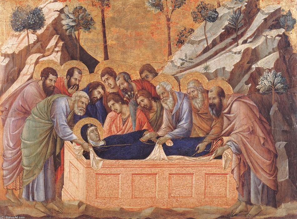WikiOO.org - 백과 사전 - 회화, 삽화 Duccio Di Buoninsegna - Burial