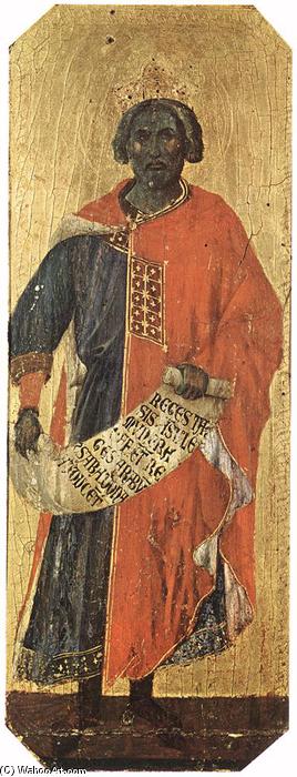 WikiOO.org - Enciklopedija dailės - Tapyba, meno kuriniai Duccio Di Buoninsegna - Solomon