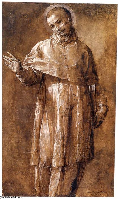 WikiOO.org - Enciclopedia of Fine Arts - Pictura, lucrări de artă Giovanni Battista Crespi - St Carlo Borromeo