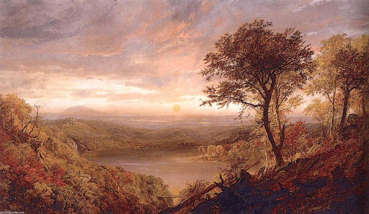 Wikioo.org - The Encyclopedia of Fine Arts - Painting, Artwork by Jasper Francis Cropsey - Greenwood Lake