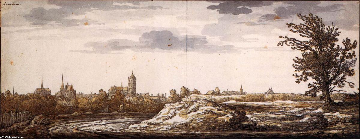 WikiOO.org - Encyclopedia of Fine Arts - Lukisan, Artwork Aelbert Jacobsz Cuyp - View of Arnhem