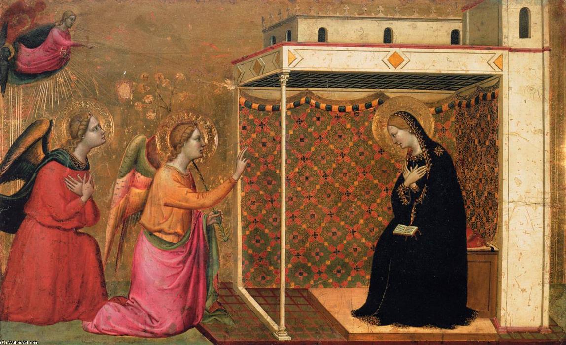 Wikioo.org - สารานุกรมวิจิตรศิลป์ - จิตรกรรม Bernardo Daddi - The Annunciation
