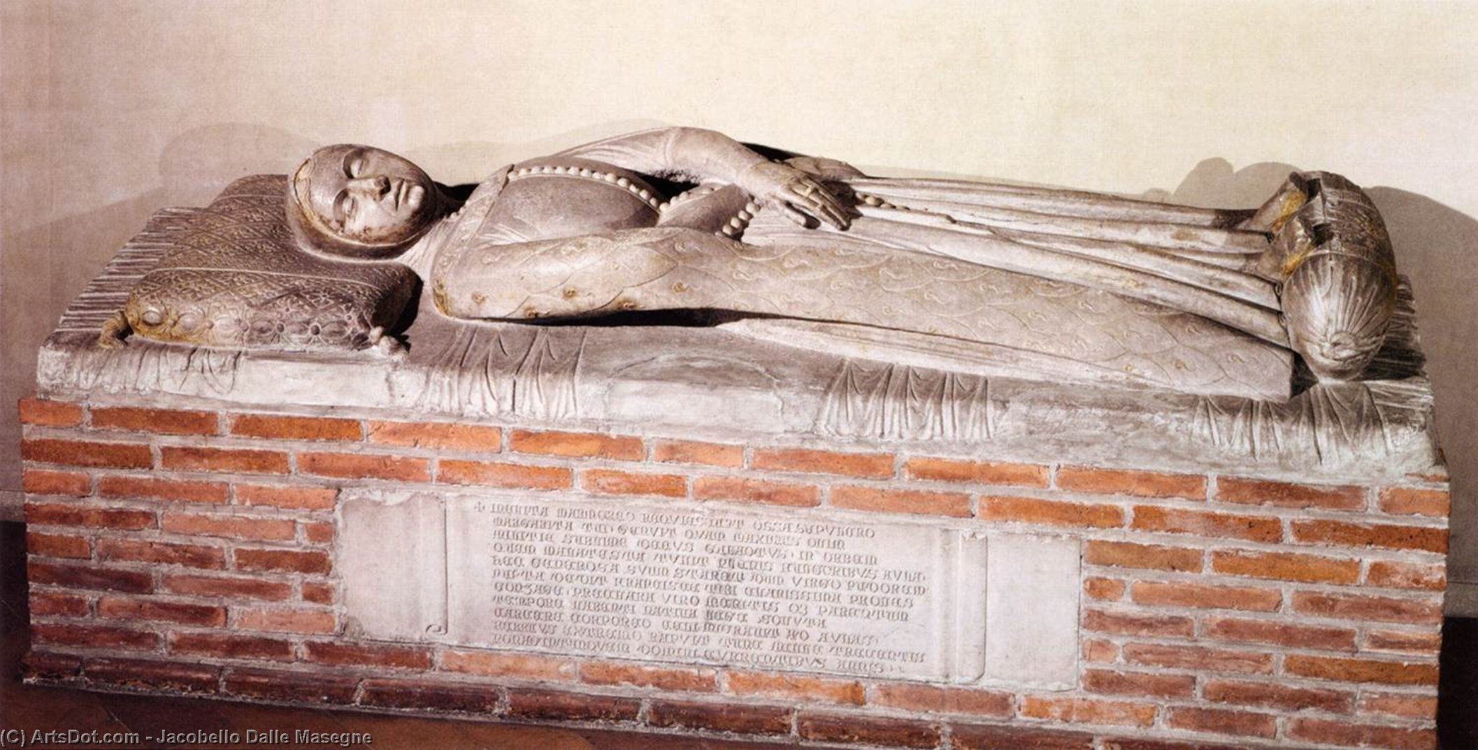 WikiOO.org - Encyclopedia of Fine Arts - Maľba, Artwork Jacobello Dalle Masegne - Sarcophagus of Margherita Malatesta