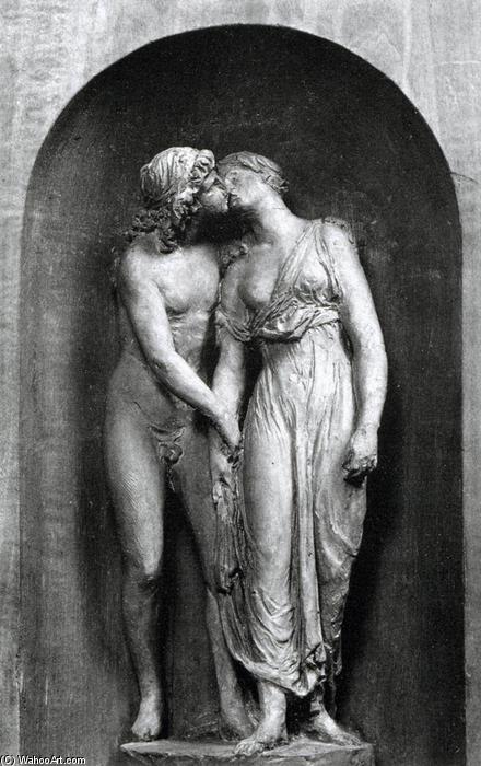 WikiOO.org - Encyclopedia of Fine Arts - Schilderen, Artwork Heinrich Dannecker - Cupid and Psyche