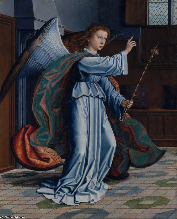 WikiOO.org - Енциклопедия за изящни изкуства - Живопис, Произведения на изкуството Gerard David - The Annunciation