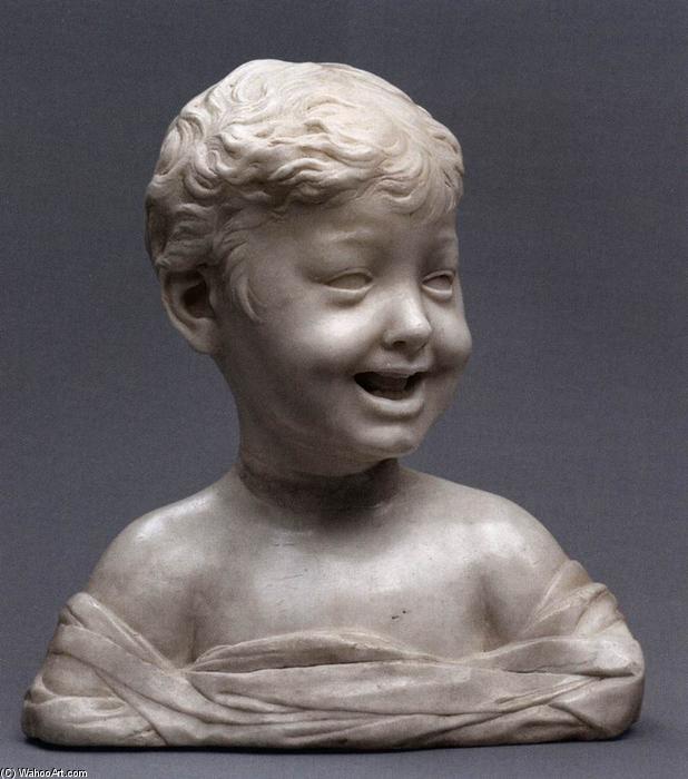 WikiOO.org - Encyclopedia of Fine Arts - Lukisan, Artwork Desiderio Da Settignano - Laughing Boy