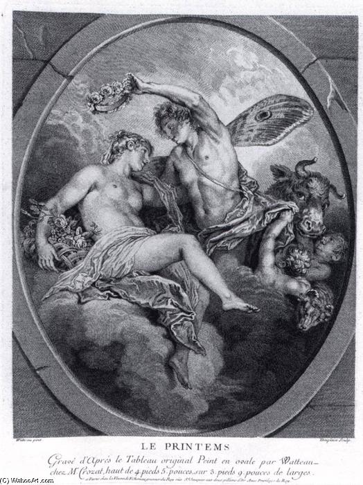 WikiOO.org - Encyclopedia of Fine Arts - Maleri, Artwork Louis Desplaces - Spring