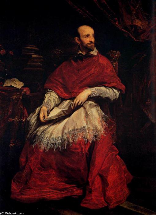 Wikioo.org - The Encyclopedia of Fine Arts - Painting, Artwork by Anthony Van Dyck - Portrait of Cardinal Guido Bentivoglio