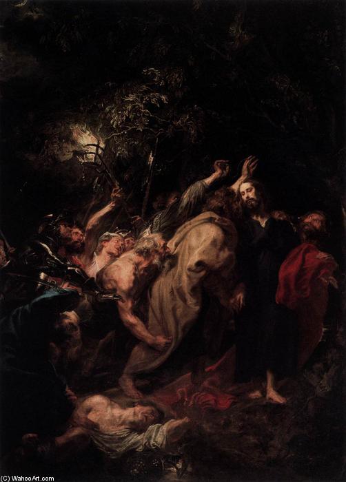 WikiOO.org - Encyclopedia of Fine Arts - Schilderen, Artwork Anthony Van Dyck - The Capture of Christ