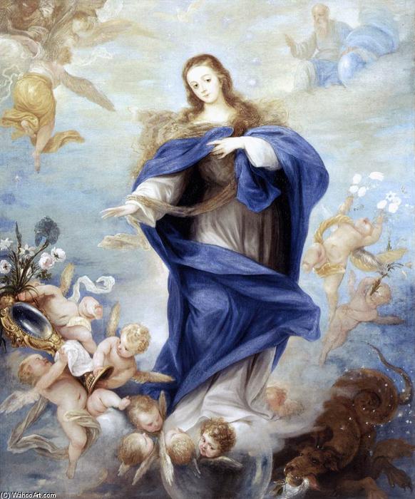 WikiOO.org - אנציקלופדיה לאמנויות יפות - ציור, יצירות אמנות Juan Antonio Frias Y Escalante - Immaculate Conception