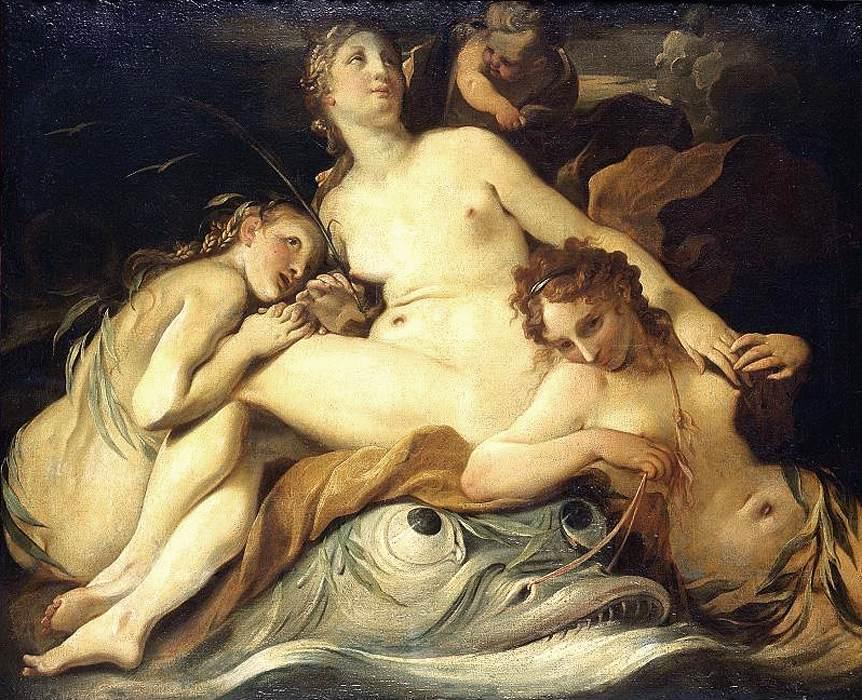 Wikioo.org – L'Enciclopedia delle Belle Arti - Pittura, Opere di Louis Dorigny (Ludovico Dorigny) - Galatea