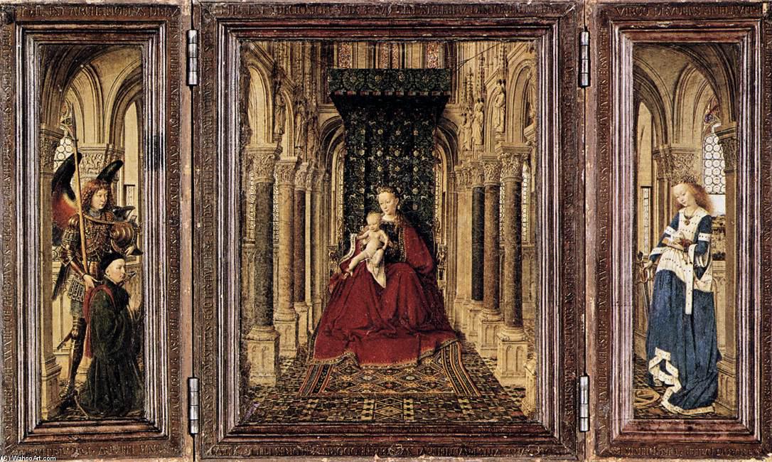 Wikioo.org - Bách khoa toàn thư về mỹ thuật - Vẽ tranh, Tác phẩm nghệ thuật Jan Van Eyck - Small Triptych