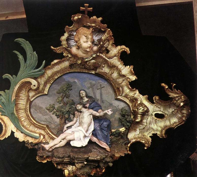 WikiOO.org - Encyclopedia of Fine Arts - Lukisan, Artwork Joseph Anton Feuchtmayr - Pietà