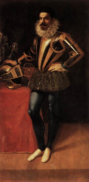 WikiOO.org - Encyclopedia of Fine Arts - Maalaus, taideteos Giovanni Ambrogio Figino - Portrait of Lucio Foppa