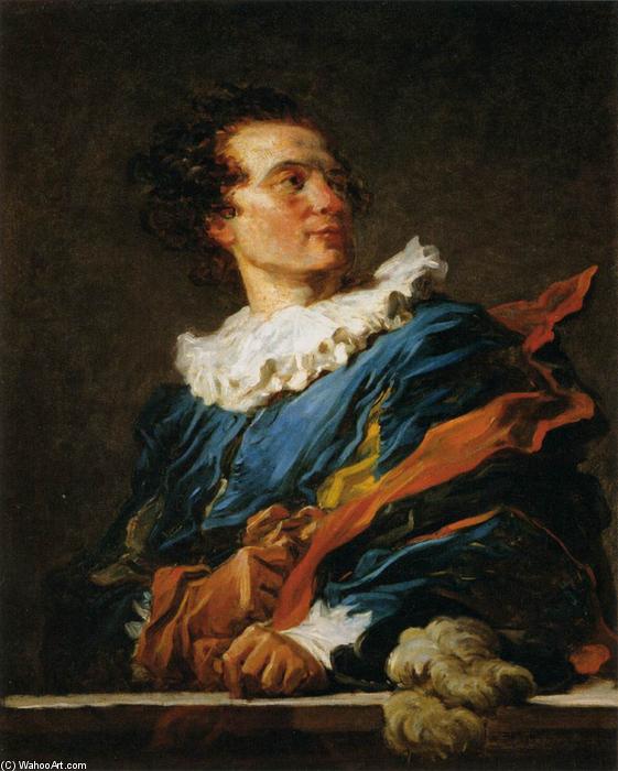 WikiOO.org - אנציקלופדיה לאמנויות יפות - ציור, יצירות אמנות Jean-Honoré Fragonard - Abbé de Saint-Non (Fanciful Figure)