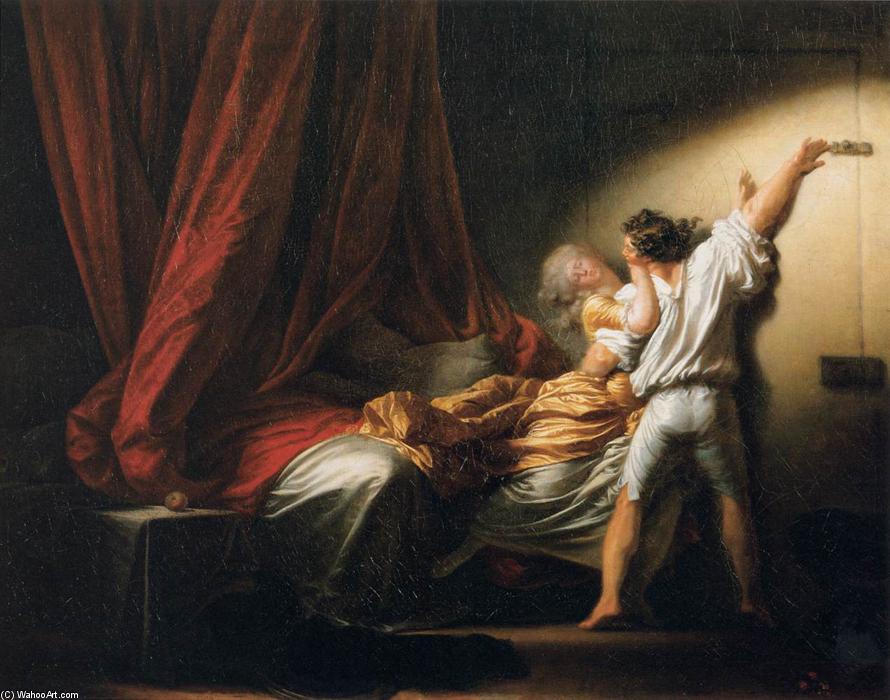 Wikioo.org - The Encyclopedia of Fine Arts - Painting, Artwork by Jean-Honoré Fragonard - The Bolt
