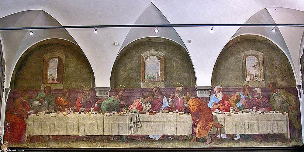Wikioo.org - The Encyclopedia of Fine Arts - Painting, Artwork by Franciabigio - The Last Supper