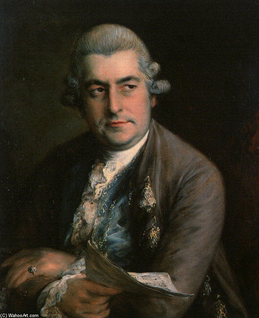 WikiOO.org - 百科事典 - 絵画、アートワーク Thomas Gainsborough - ヨハン·クリスティアン·バッハ