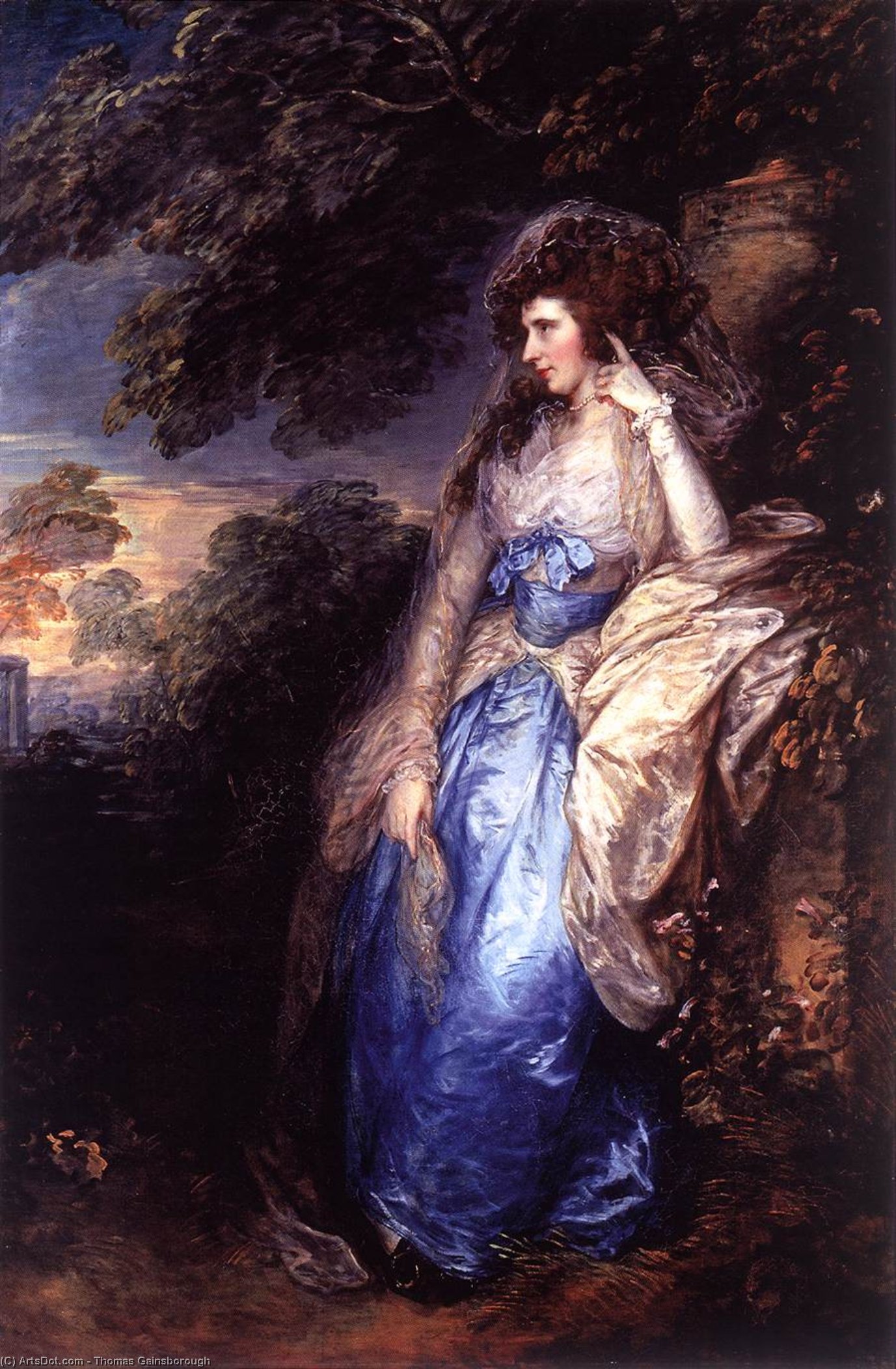 WikiOO.org - Encyclopedia of Fine Arts - Lukisan, Artwork Thomas Gainsborough - Lady Bate-Dudley