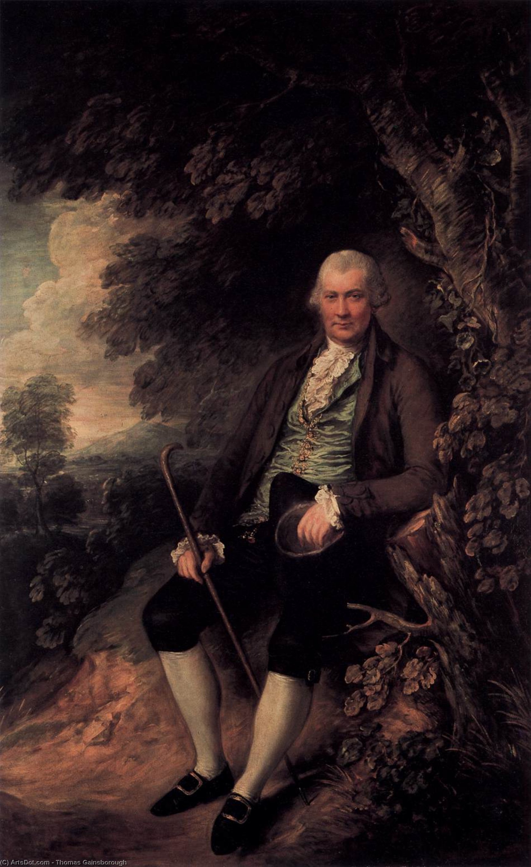 Wikioo.org - Bách khoa toàn thư về mỹ thuật - Vẽ tranh, Tác phẩm nghệ thuật Thomas Gainsborough - Squire John Wilkinson