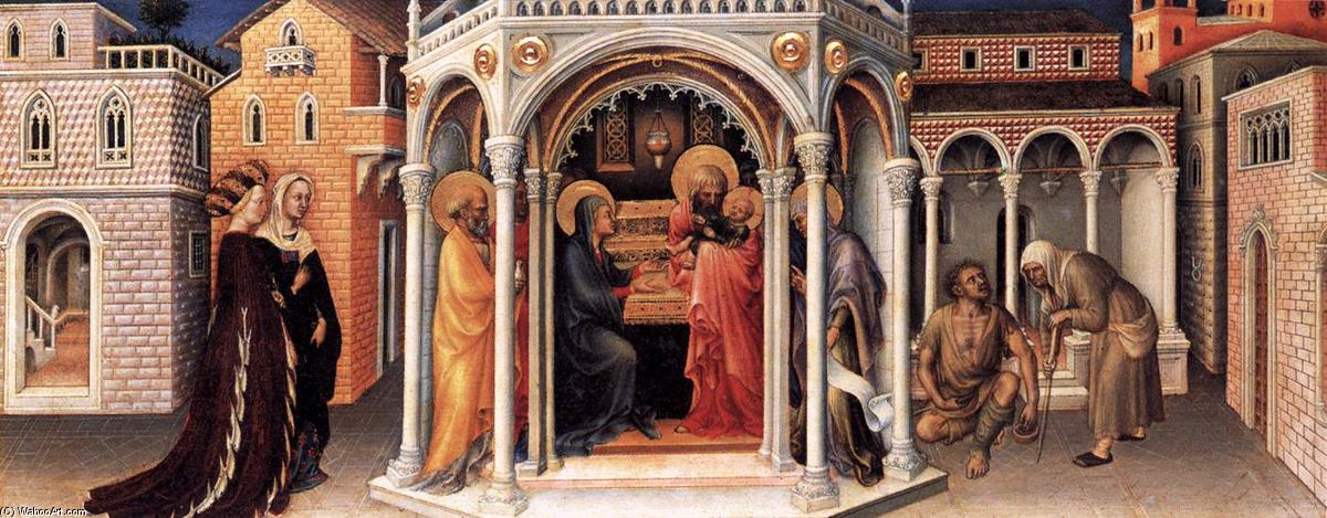 WikiOO.org - Encyclopedia of Fine Arts - Lukisan, Artwork Gentile Da Fabriano - Presentation of Christ in the Temple