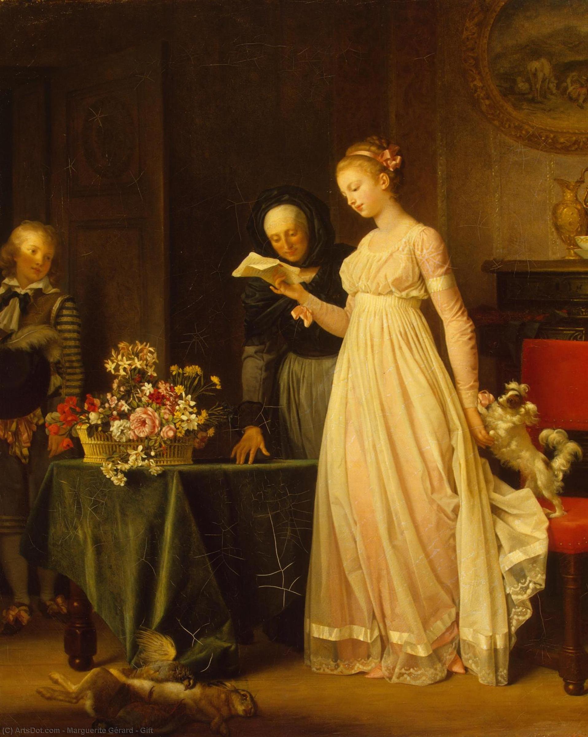 Wikioo.org – La Enciclopedia de las Bellas Artes - Pintura, Obras de arte de Marguerite Gérard - regalo